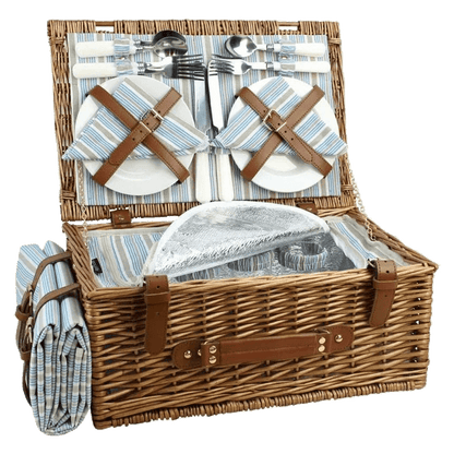 Wicker Picnic Basket for Tricycle