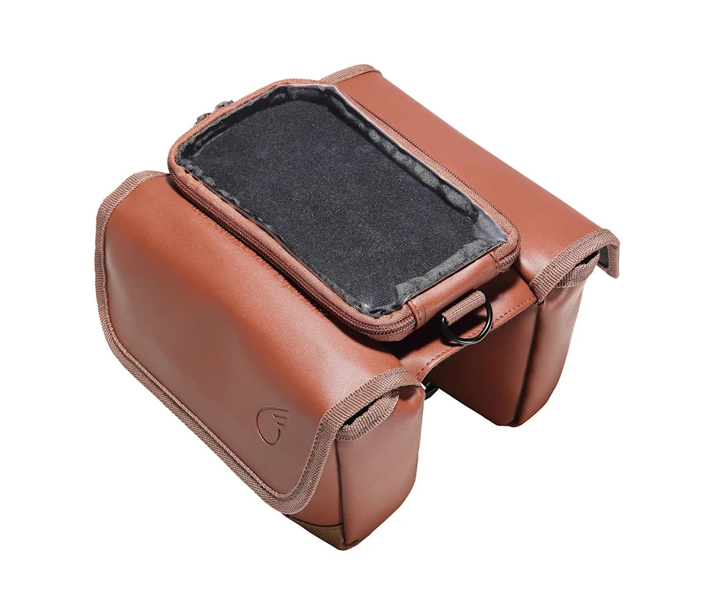 sixthreezero Frame Mount Bag With Cell Phone Pocket, Brown