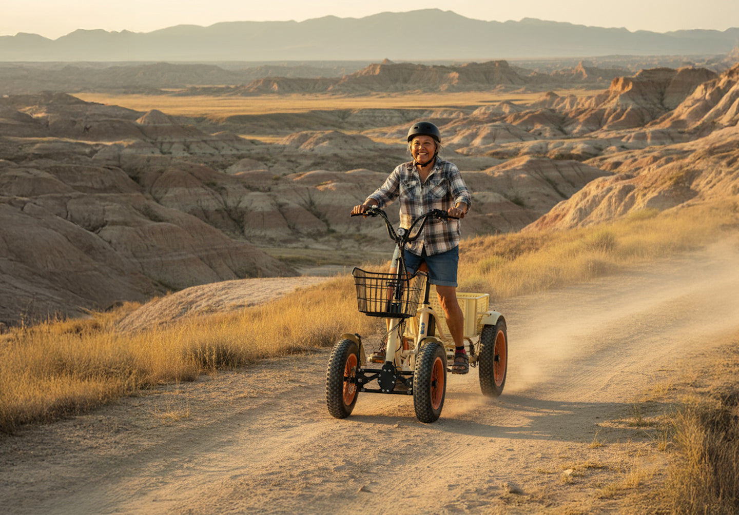 Sixthreezero ANYterrain Stabilized 2026 w/ Dual Rear Suspension 4 Wheel Electric Bike