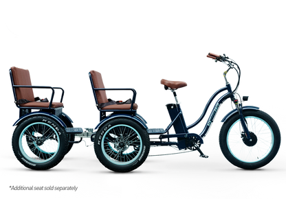 EVRY journey  Electric Tricycle Rickshaw 2026  w/ Hitch Attachment & Hydraulic Brakes