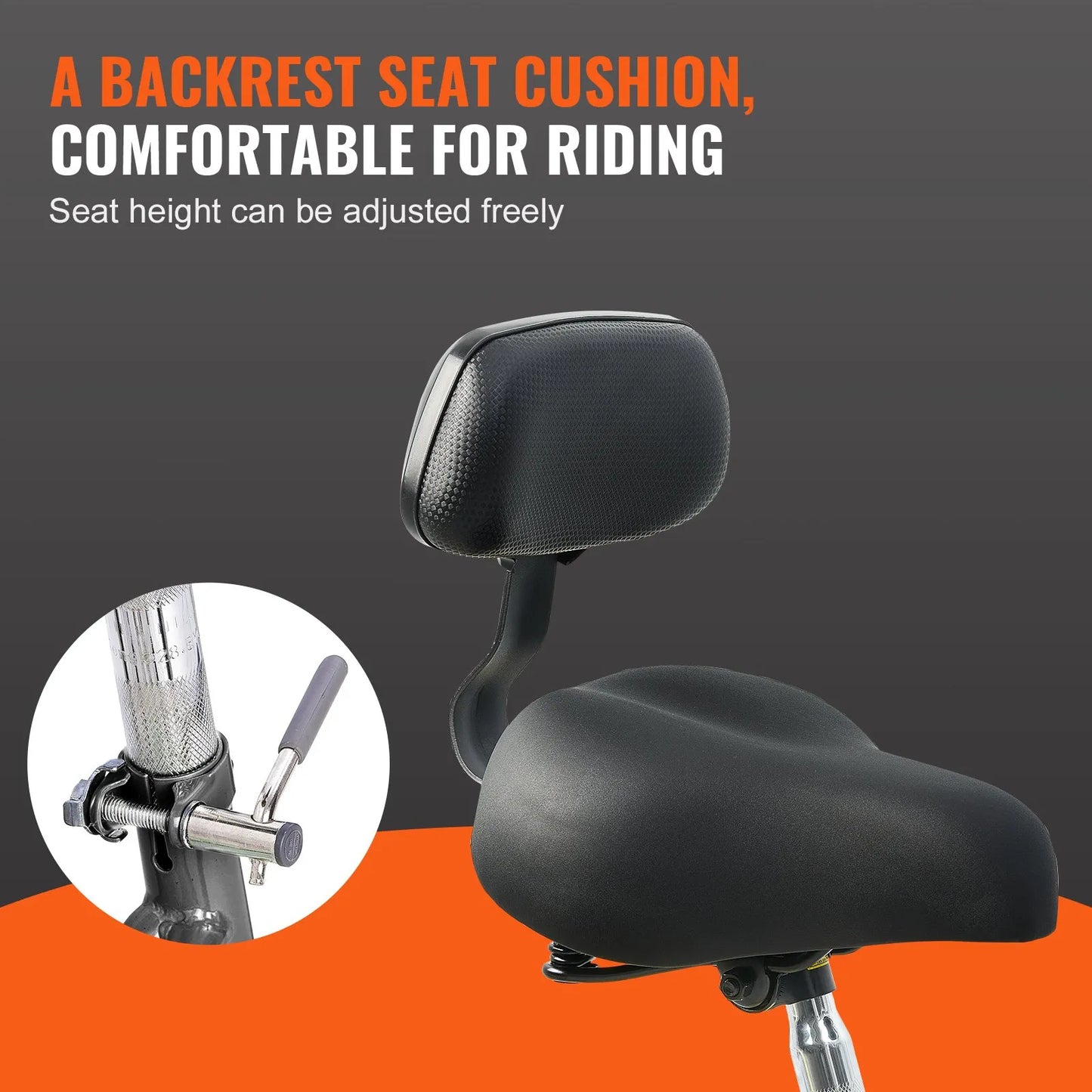 VEVOR Adult Tricycles Bike, 7 Speed Adult Trikes, 24 Inch Three-Wheeled Bicycles, Carbon Steel Cruiser Bike with Basket and Adjustable Seat, Picnic Shopping Tricycles for Seniors, Women, Men (Black)