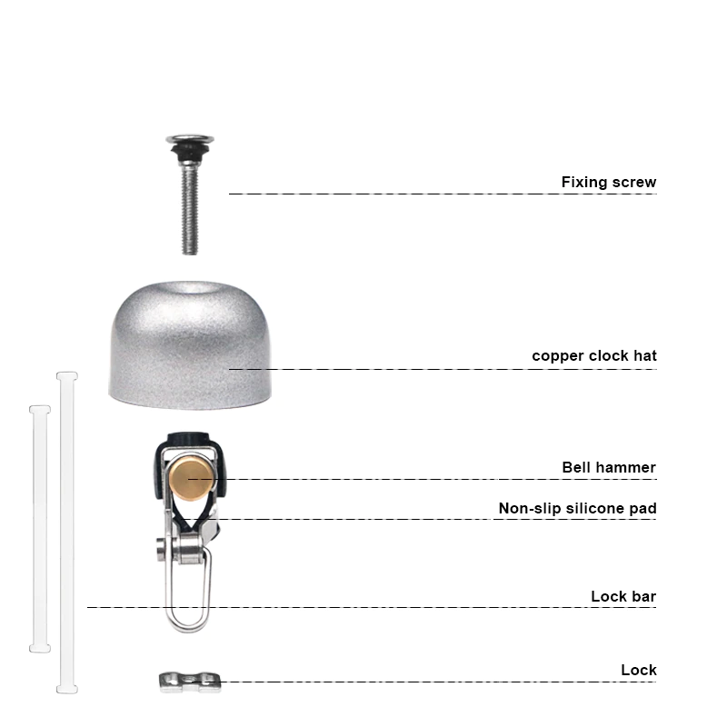 Retro Classical Bicycle Bell Steel