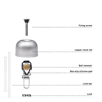 Retro Classical Bicycle Bell Steel